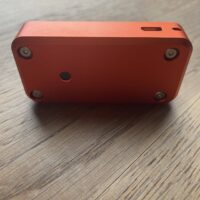 seedsigner orange aluminium back