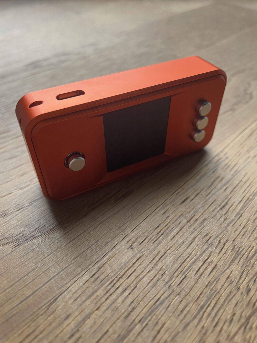 seedsigner orange aluminium front left