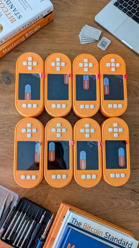A batch of SeedSigner Plus Battery Edition units