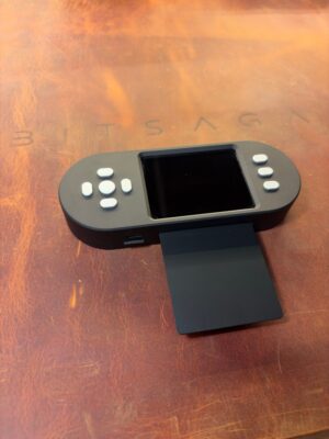 CardSigner Premium in black anodized aluminium with a card in its slot